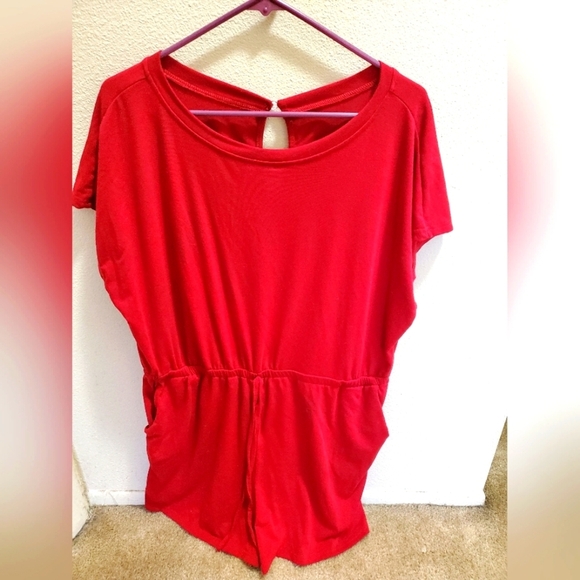 Shein Red Short Romper/Jumpsuit - Picture 1 of 9